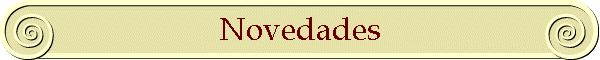 Novedades